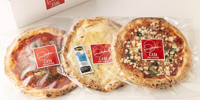 冷凍ピザ⑦：PIZZA SALVATORE CASA ナポリピッツァお試しセット